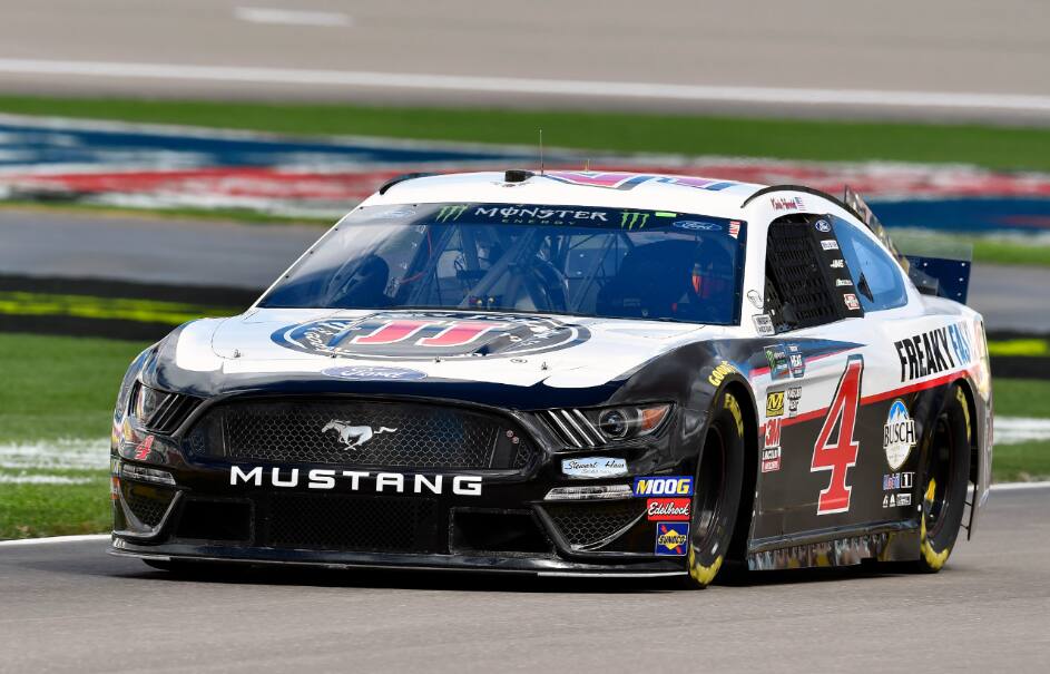 That includes a fourth-place finish by Stewart-Haas' Kevin Harvick. That includes a fourth-place finish by Stewart-Haas' Kevin Harvick.